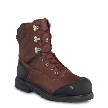 Red Wing Brnr XP 8-inch Waterproof CSA Safety Toe Veiligheidsschoenen Heren DonkerBruin - 3524